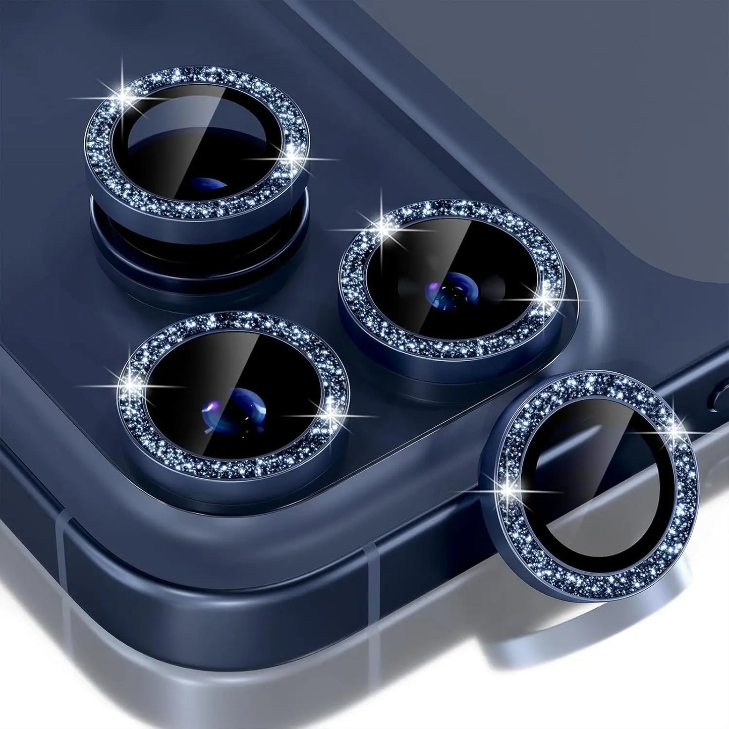 Metal Diamond Camera Lens Protector for IPhone 17 Pro Max 17Air 17 Luminous Protective Lens Glass for iPhone 16 PRO MAX 15 Pro