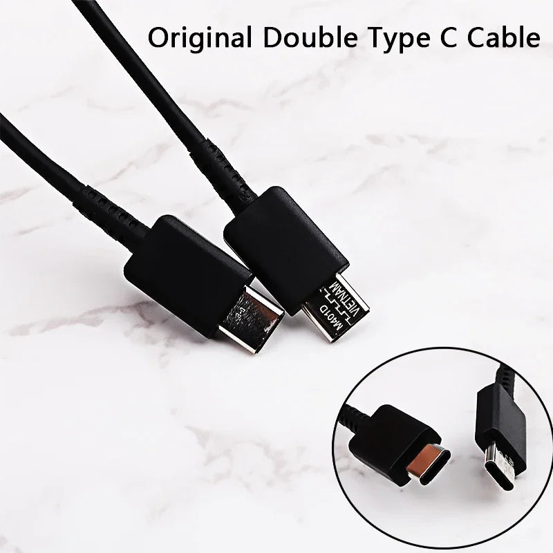 Original Samsung 45W Charger Type C EU Super Fast Charge Adapter For Galaxy Z Flip Fold 5 4 3 2 S24 S23 S22 Note20 Ultra Plus