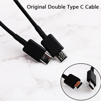 Original Samsung 45W Charger Type C EU Super Fast Charge Adapter For Galaxy Z Flip Fold 5 4 3 2 S24 S23 S22 Note20 Ultra Plus
