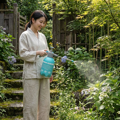 2L Hand Pressure Water Sprayer Portable Garden Pump Sprayer Weeds Pest Spray Bottle Plants Sprinkler Car Wash Spray Watering Can
