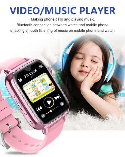 Wonlex KT34 Children's Smart Watch 4G WiFi Video Call Kids Watch GPS Tracker Google Store APP Download Kids SmartWatch WhatsApp