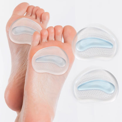 Thickened Half A yard Pad High Heels Insole Forefoot Pad Silicone Forefoot Pad Ladies Sandal Anti-skid Pad Anti-pain