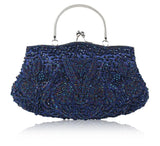 Beaded Embroidered Evening Clutch — view 1