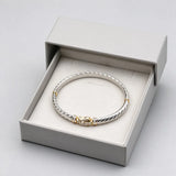 Twisted Cable Hook-Clasp Bangle — view 5