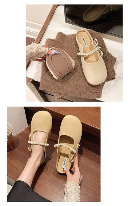 New Arrival Women Summer Mule Sandals Fashion Half Slippers Soft Sole Non Slip Casual Outdoor Beach Daily Shoes