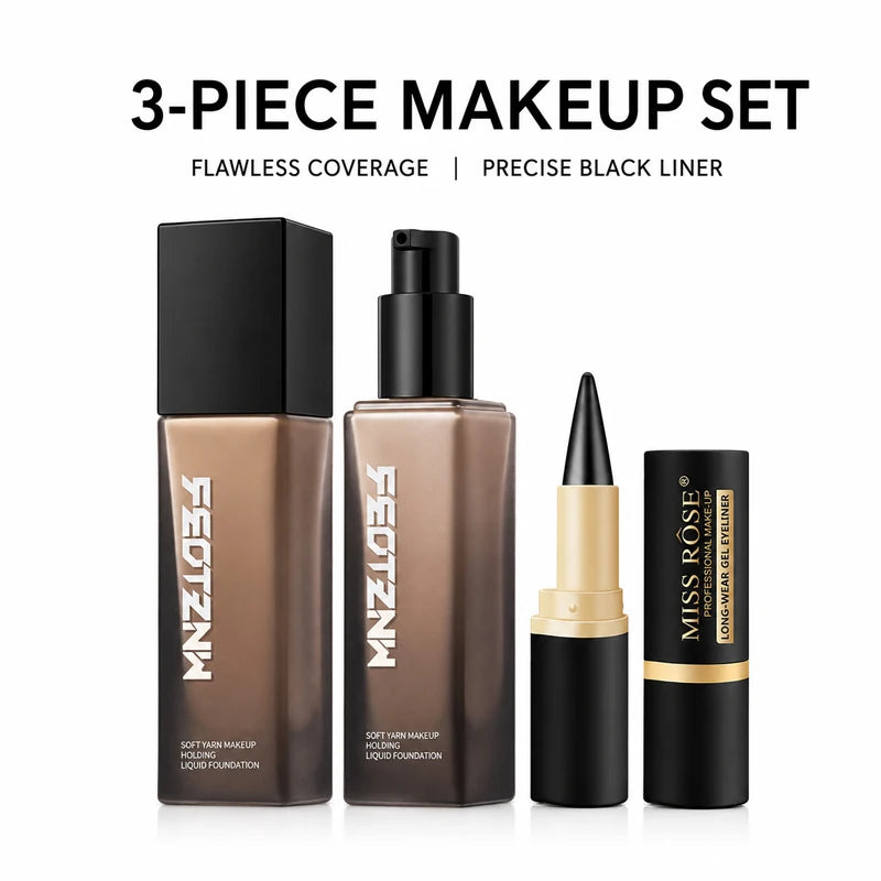 Face & Eye Makeup Set — 3 Pieces — product image