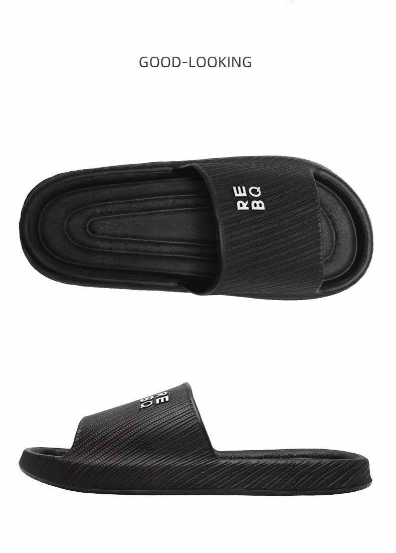 Men's Summer Anti-Slip Deodorant Slippers Trendy Outdoor Wearable Slippers for Men