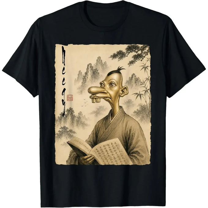 Men's Brainrot Meme Graphic T-Shirt — product image