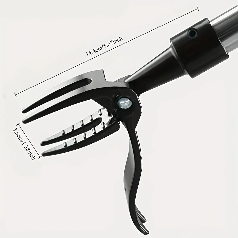 1pc 4-Claw Weed Tool Head - Professional Root Extractor for Tough Garden Weeds, Ergonomic Yard Maintenance Solution