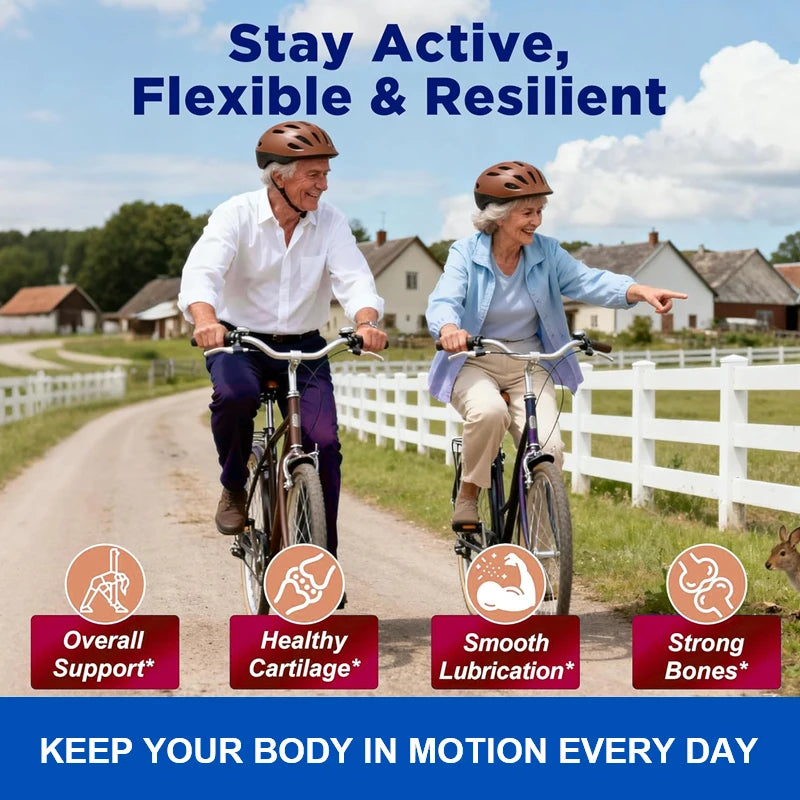 Advanced Joint Support Supplement, with Vitamin D3 K2, for Heart & Bone Health, Mood & Immune Support