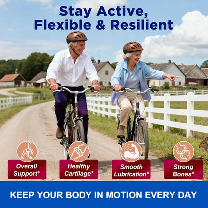 Advanced Joint Support Supplement, with Vitamin D3 K2, for Heart & Bone Health, Mood & Immune Support