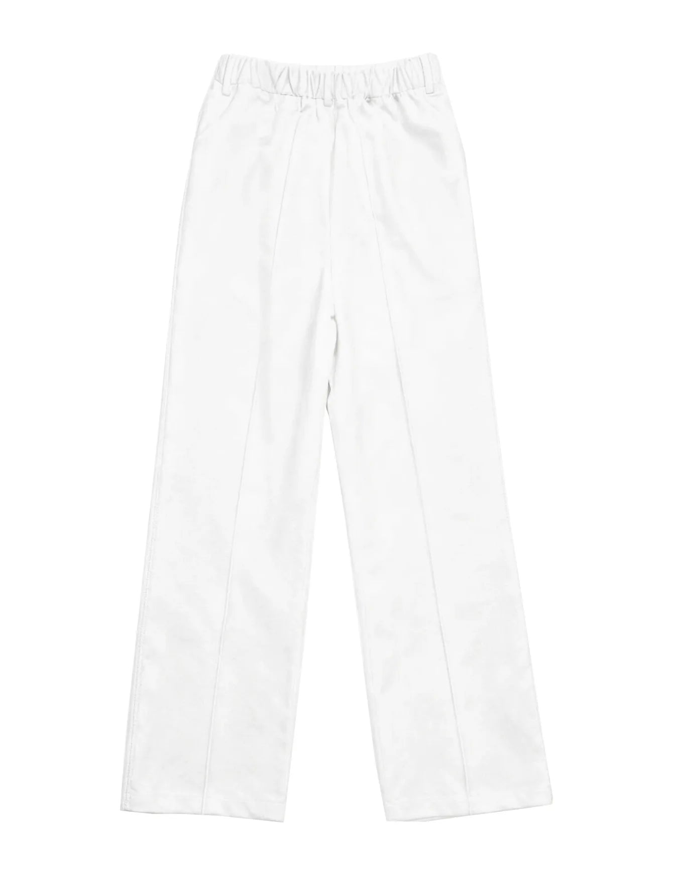 Women's High-Waisted Straight-Leg Trousers Formal Office Trousers Slim-Fit Cut Classic Solid-Colour Suit Trousers