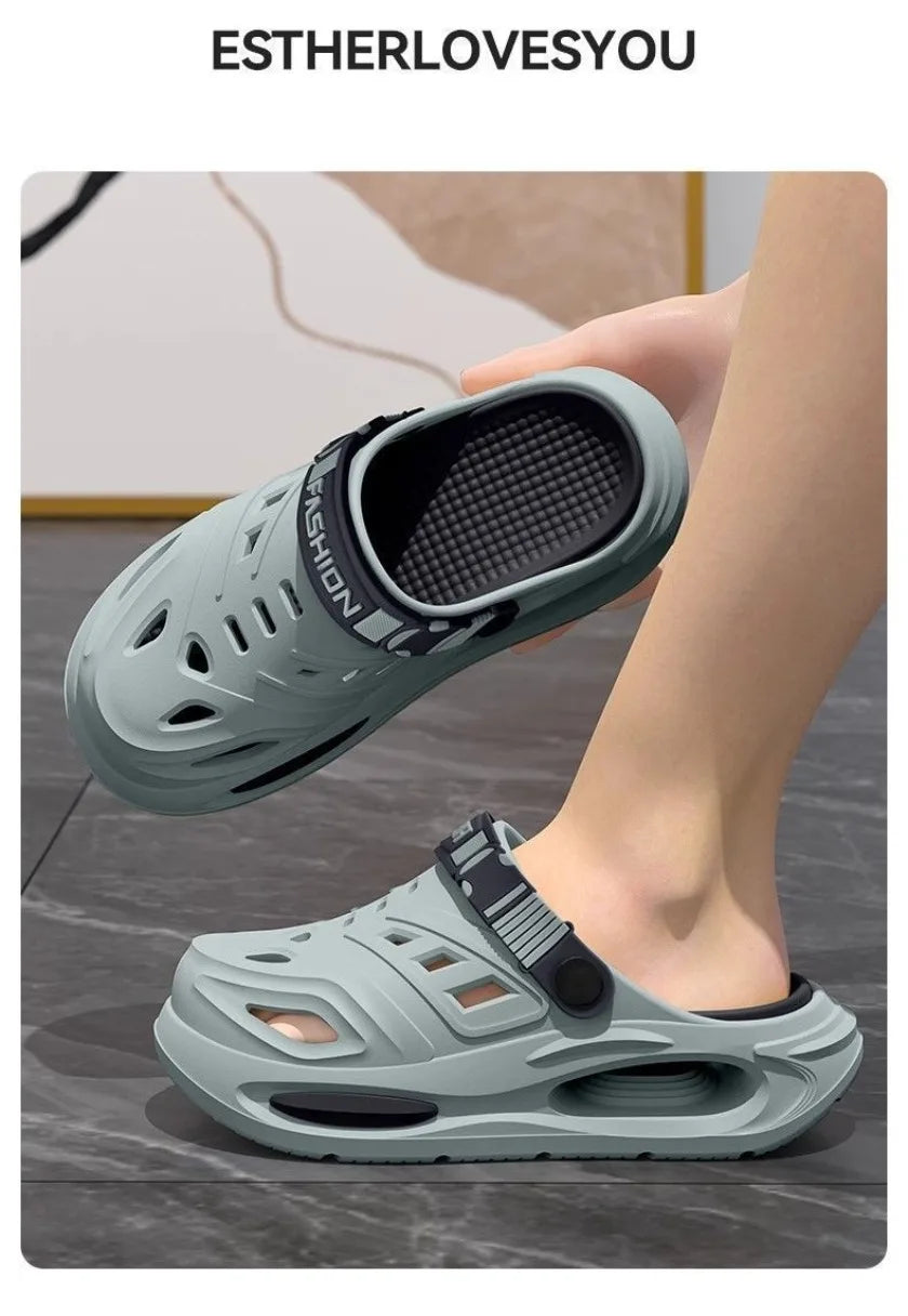Bow foot support EVA sports sandals for men's summer indoor 2026 new cool slippers for men's home decor