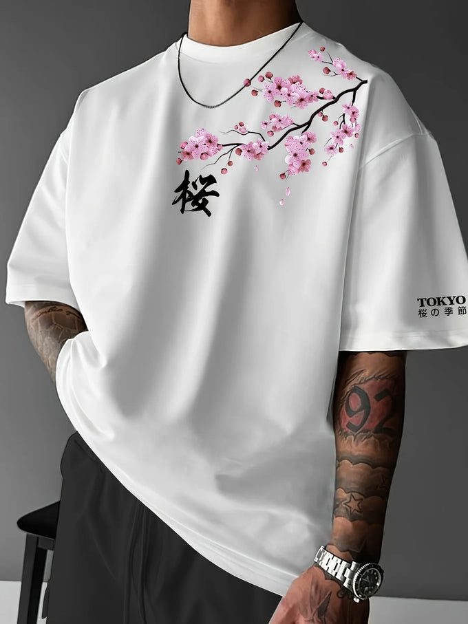 Cherry Blossom Graphic T-Shirt — product image