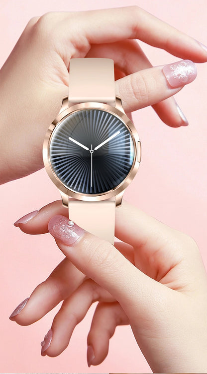 2026New Ultra-thin Women Smart Watch HD AMOLED Full Touch Screen Bluetooth Call Blood Pressure IP68 Waterproof NFC 7.3mm bracele