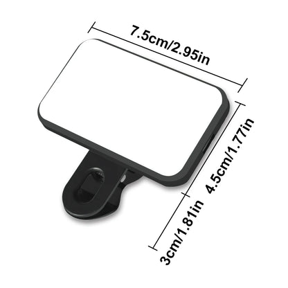 Mini Selfie Fill Light Rechargeable 3 Modes Adjustable Brightness Portable For Mobile Phone Computer LED Fill Light
