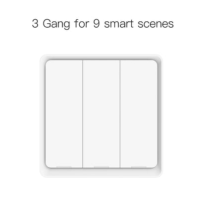 Moes ZigBee Wireless Scene Switch 12 control modes Handheld Push Button Setup Home Automation Scenario Tuya Smart Devices