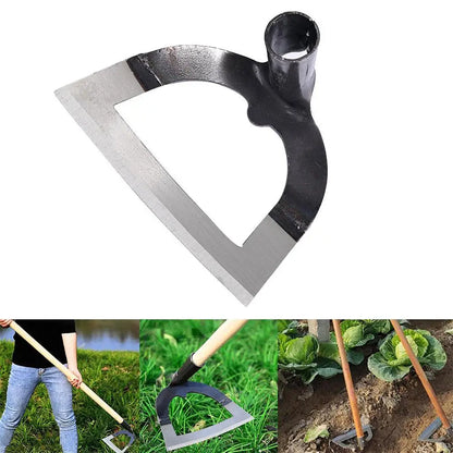 Hollow Hoe Weeding Rake Steel weeding hoe Labor-saving Weeding Loosening Soil Artifact Harrow HandheldHoe Farm Tool Gardening
