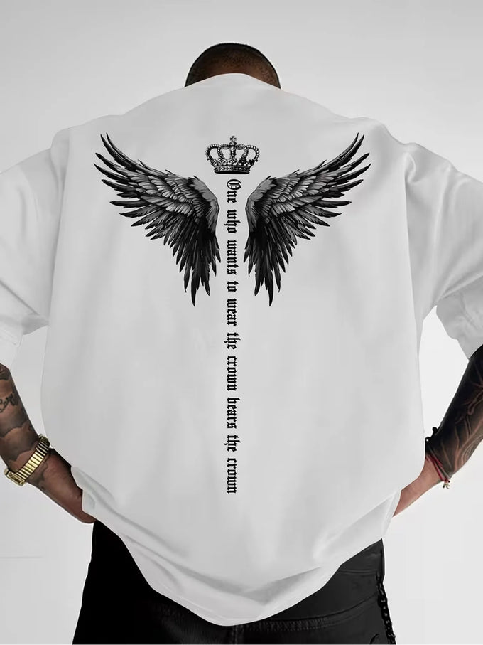Men's Winged Crown Graphic T-Shirt — product image