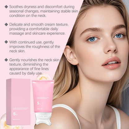 5% PDRN Collagen Neck Cream Firming Lifting Smoothing Neck Fine Lines Hydrating Restores Elasticity Improve Dryness Skin Care
