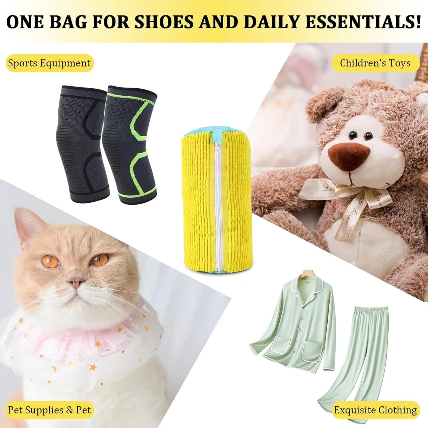 Laundry Bag Shoe Washing Bag Padded Net Protector For Fluffy Fibers Polyester Machine Friendly Drying Wash Bags For Shoes