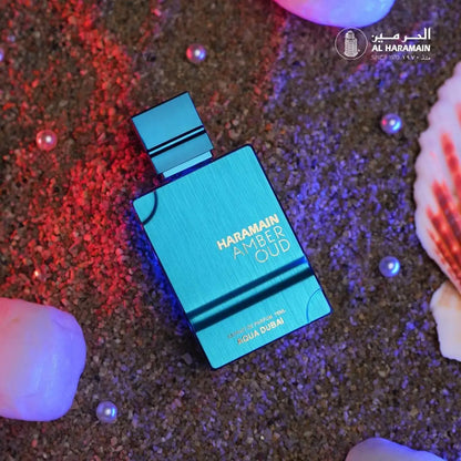 Al Haramain Amber Oud - Aqua Dubai - Cologne for Men and Women - Bergamot, Amber, Musk Fragrances - Long Lasting Perfume-2.0oz