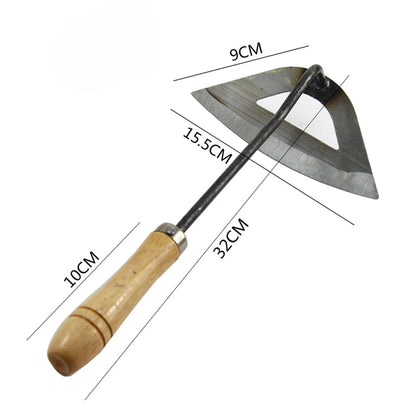 Garden Hoe Weeders Carbon Steel Gardening Hook and Weeding Tool Dual-Purpose Hardened Weeding Hoe for Easily Removing Weeds
