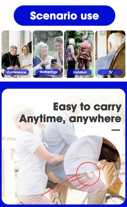 Multi-color Charging Long Life Portable Mini CIC Invisible Magnetic Rechargeable In-Ear Adjustable Hearing Aid For Deaf and Elde