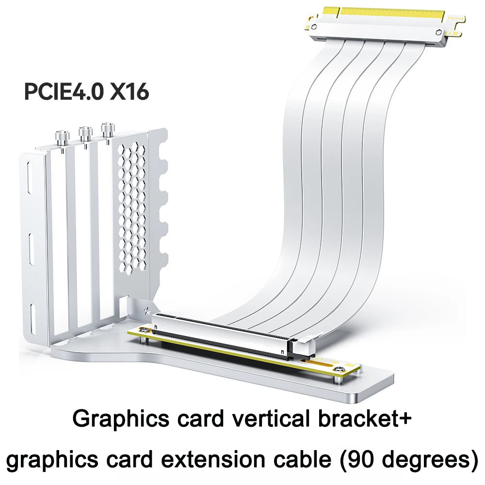 PCI Express 3.0/4.0 x16 to x16 Gen 4 GPU Double Reverse Graphics Card  Extension Cable Riser Card For ITX gold-plated Connector