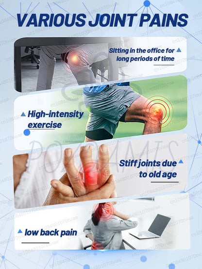 Blue light therapy relieves discomfort in hands, knees, and the whole body; suitable for everyone.