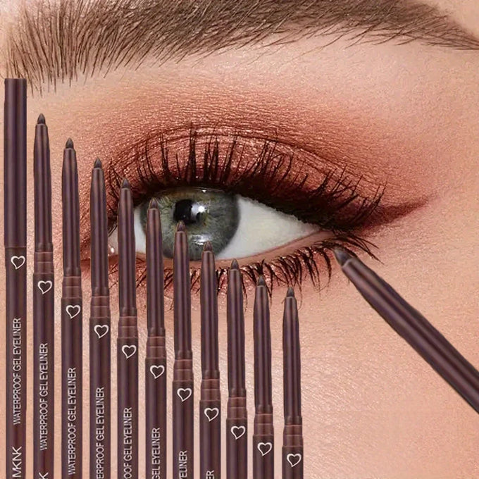 Brown Gel Eyeliner Pencil — 10 Pieces — product image