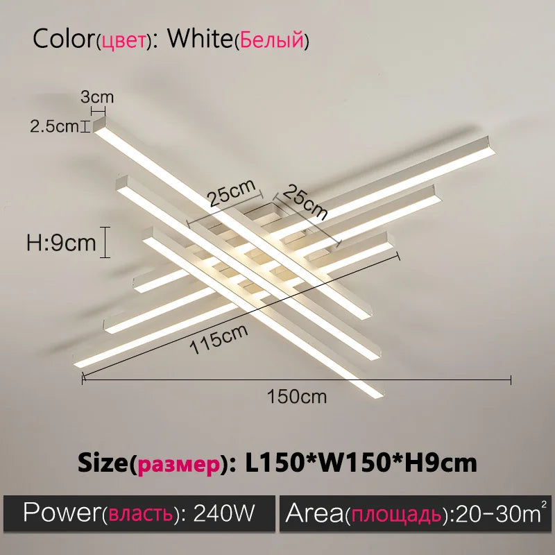 Modern LED Pendant Light — view 7