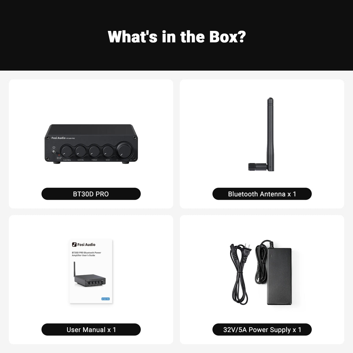 Fosi Audio BT30D PRO Bluetooth Amplifier — view 8