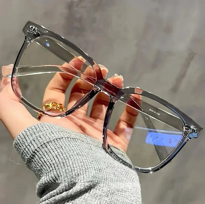 1/2/3 PCS Blue Light Blocking Glasses Fashion Square-framed Glasses Trend Campus Style Clear Black Frame Back To School Dress