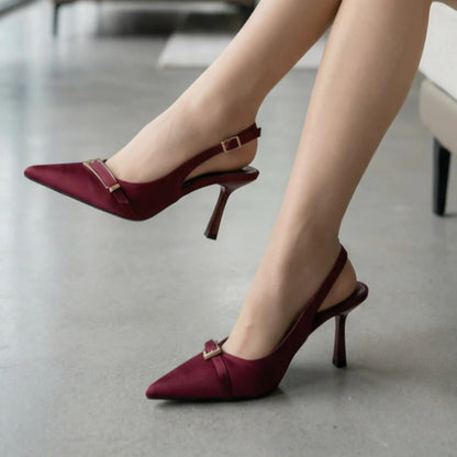 New Summer Fashion Solid Color Casual Women's Sandals Brand Buckle Designer 2026 Everyday Comfortable Office Women's High Heels