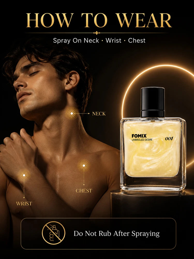 FOMIX 001 Napoleon Men’s Woody Perfume Long Lasting Citrus Aromatic Cologne Sweet Orange Lemon Jasmine Musk Coconut Woody Scent Eau De Parfum Spray Daily Office Date Travel Party Luxury Men Fragrance Gift for Him
