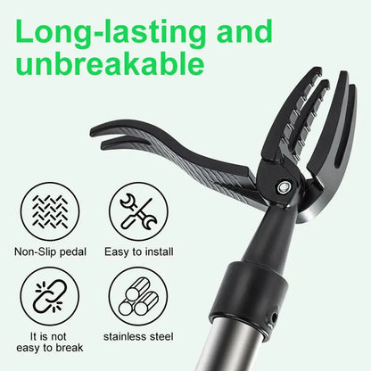Weeding Head Replacement Manual Weed Remover Plastic Claw Weeder Root Remover Hand Tool For Outdoor Stand Up Weed Puller Tool