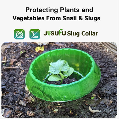 1/30pcs Plants Slug Protection Rings Green Planter Flower Pot Snail Vegetables Cover Reusable Pest Control Trapper Garden Tool