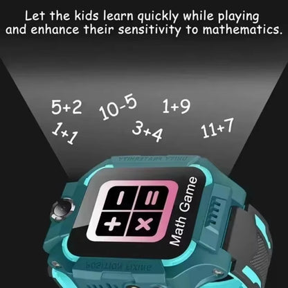 Lenovo 5G Kids Smart Watch 8K Camera SOS GPS Location Sim Card Call Waterproof Android Ios Child SmartWatch For Boys Girl