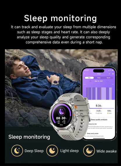 HT37 T-Rex 3 Pro Military GPS Smart Watch Waterproof Dual-band GNSS Compass Altimeter Swim 170 Sports Mode Watch with Flashlight