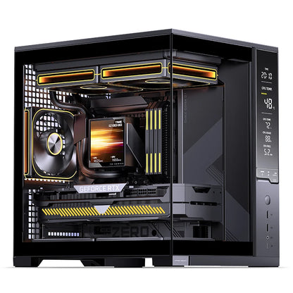 Jonsbo D34 MATX SeaviewRoom Chassis Support 280 Cold Row ATX Power Supply Type-C Digital Monitoring Screen Mini-ITX Desktop Case