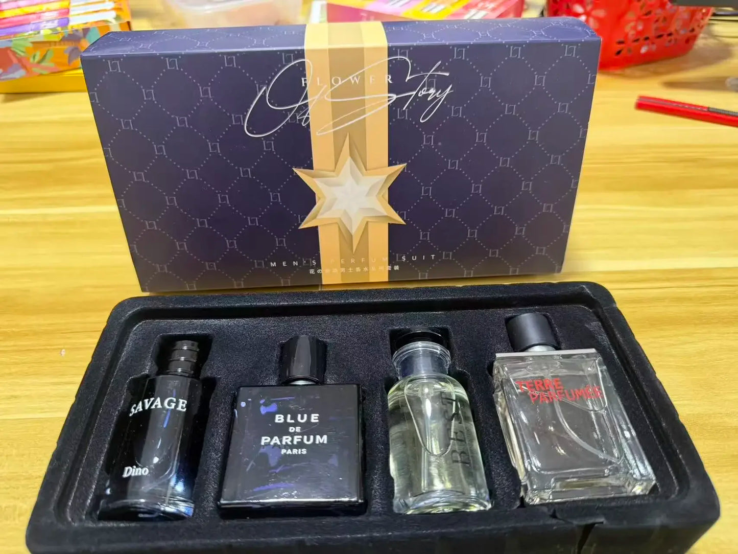 Luxury Mini Perfume Gift Set Travel Size Unisex Fragrance Sampler Discovery Kit Long Lasting Sweet Woody Fresh Spicy Scent