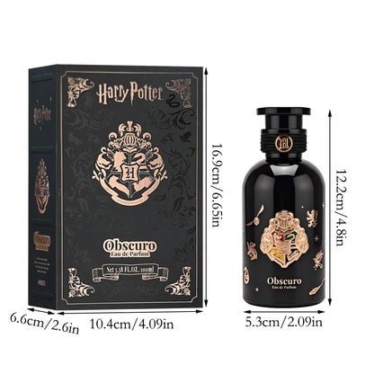 Miniso Harry Potter Obscuro Eau de Parfum 100ml, Floral Spicy Scent with Saffron, Amber, Vanilla, Clean, Vegan, Cruelty-Free, Unigue Single Item Floral Scents Perfume for Women's Fragrance Enthusiasts