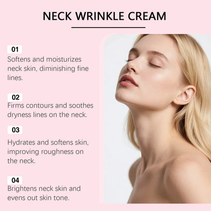 5% PDRN Collagen Neck Cream Firming Lifting Smoothing Neck Fine Lines Hydrating Restores Elasticity Improve Dryness Skin Care