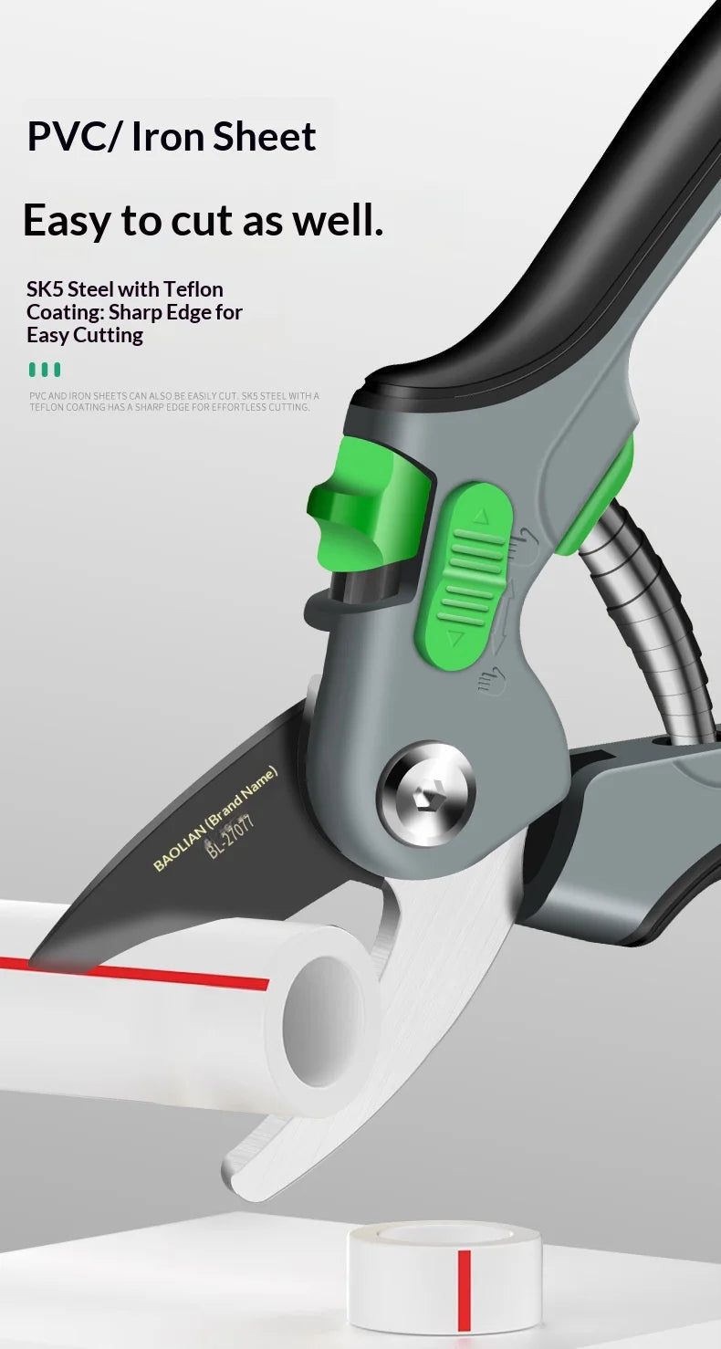 Plant Trim Pruner Cut Horticulture Secateur Shrub Garden Scissor Set Branch Shear Orchard Pruning Shears Tools