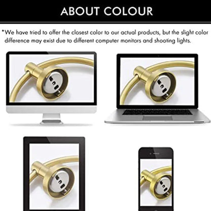 304 stainless steel brushed gold towel ring Bathroom Accessories Wall Mounted Polished Stainless Steel Towel Ring