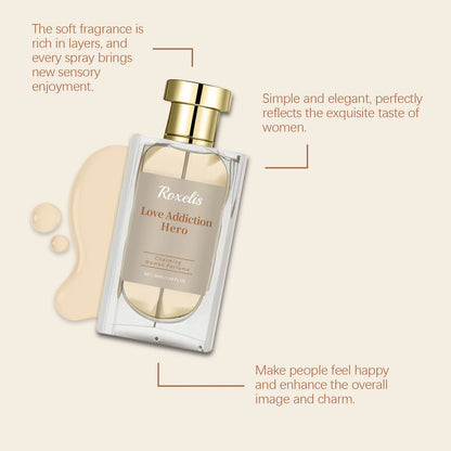 Roxelis Campanula Women's Perfume Eau de Parfum Long-Lasting Bluebell Jasmine Musk Scent Fresh Elegant for Date Daily