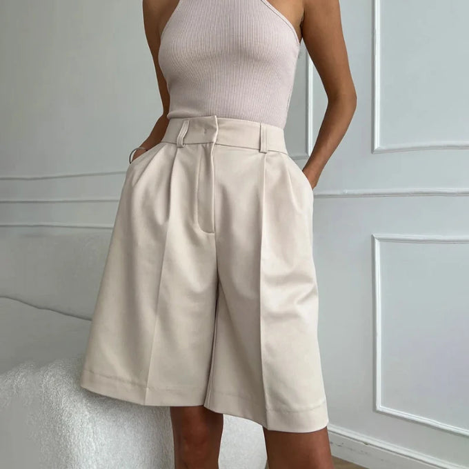 High-Waisted Relaxed Shorts