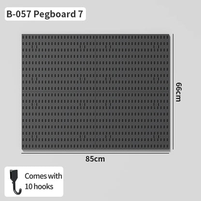 No-Holes Home Organization | This Wall Pegboard Displays & Organizes Your Daily Items & Electronics in Living Room/Study