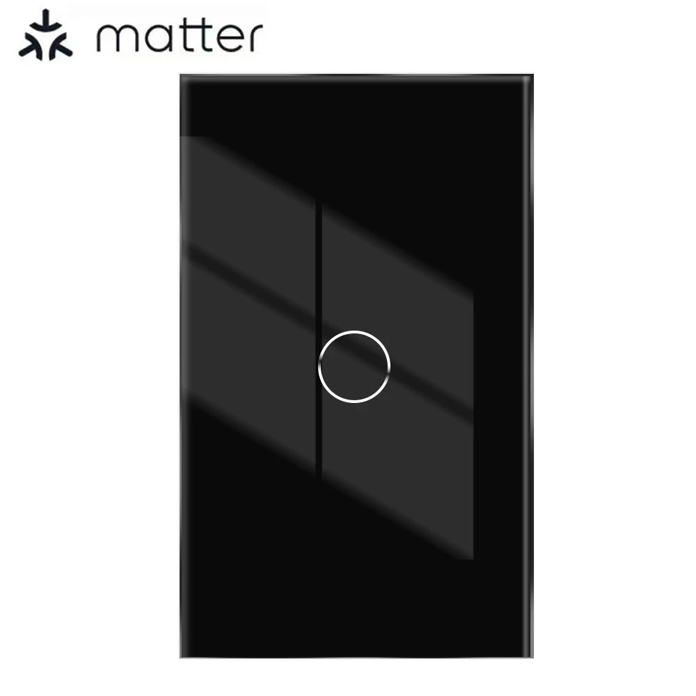 Matter smart switch  Alexa Google No APP required Intelligent Control Scan QR Code to Connect Touch Light Switch